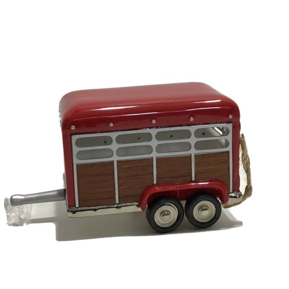 Dept 56 Snow Village - Bucks County - Horse Trailer